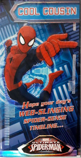 Picture of COOL COUSIN SPIDER MAN CARD